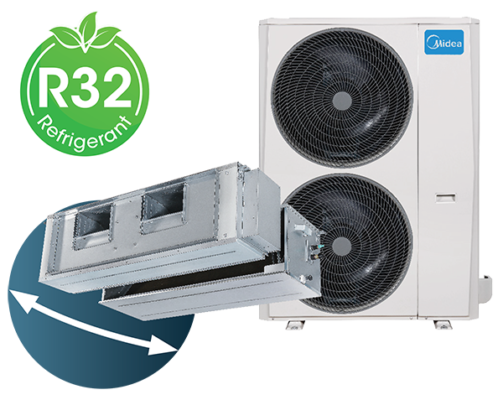 Midea 17kw r32 ducted air conditioning